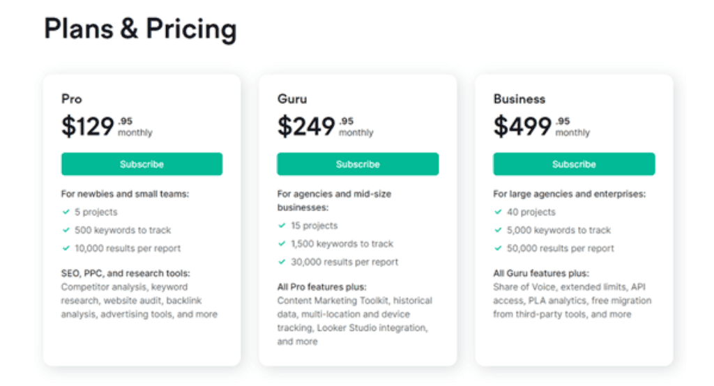 Pricing and Plans Image